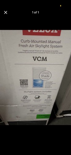 Velux vcm manual skylight with - velux,